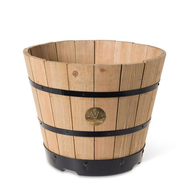 Wooden Planter Barrel