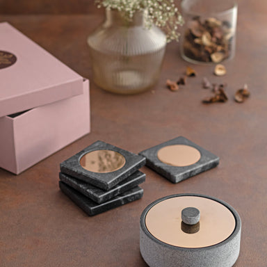 Yin Nutbowl + Coasters _ Gift Box