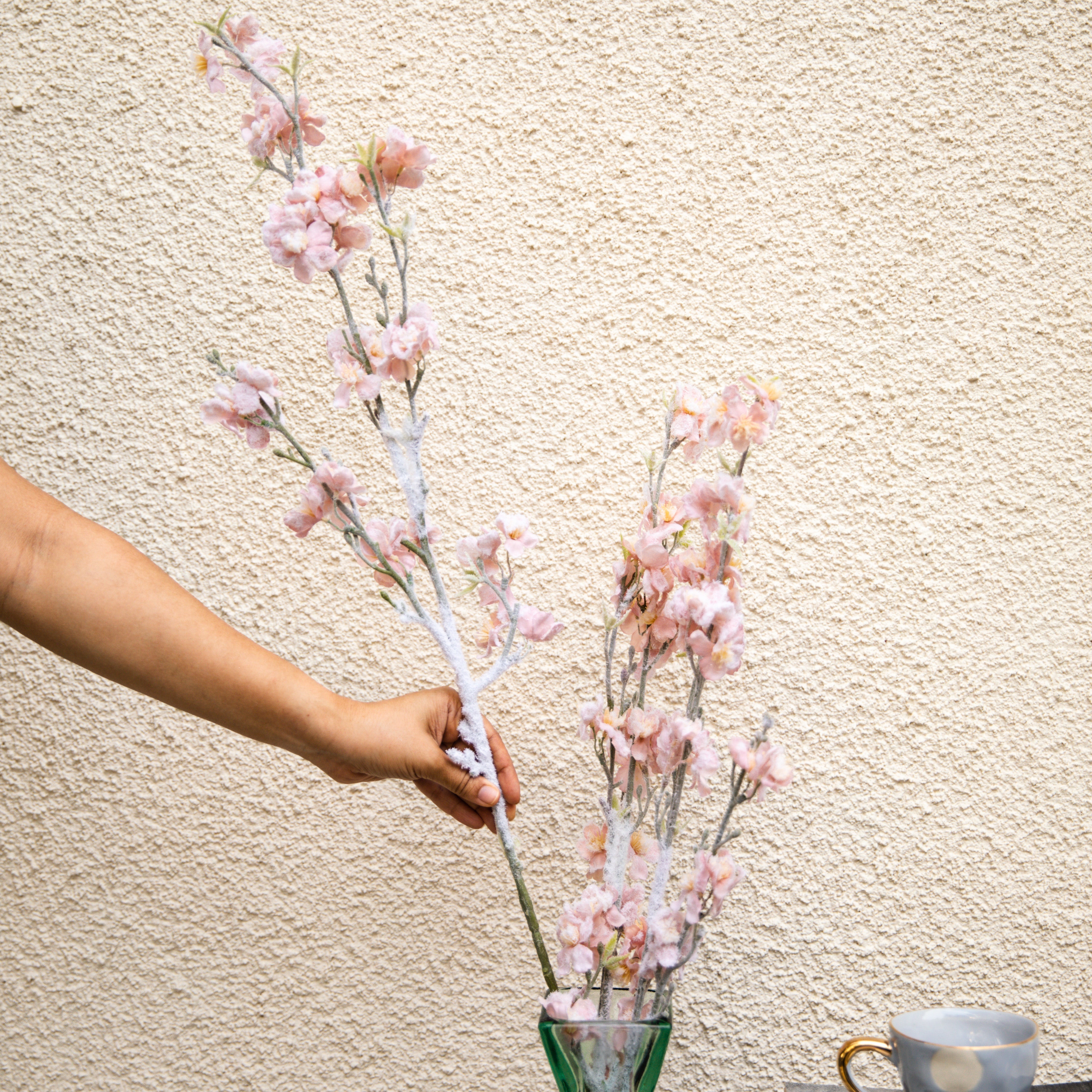 Artificial Flower Winter Cherry Blossom Pink