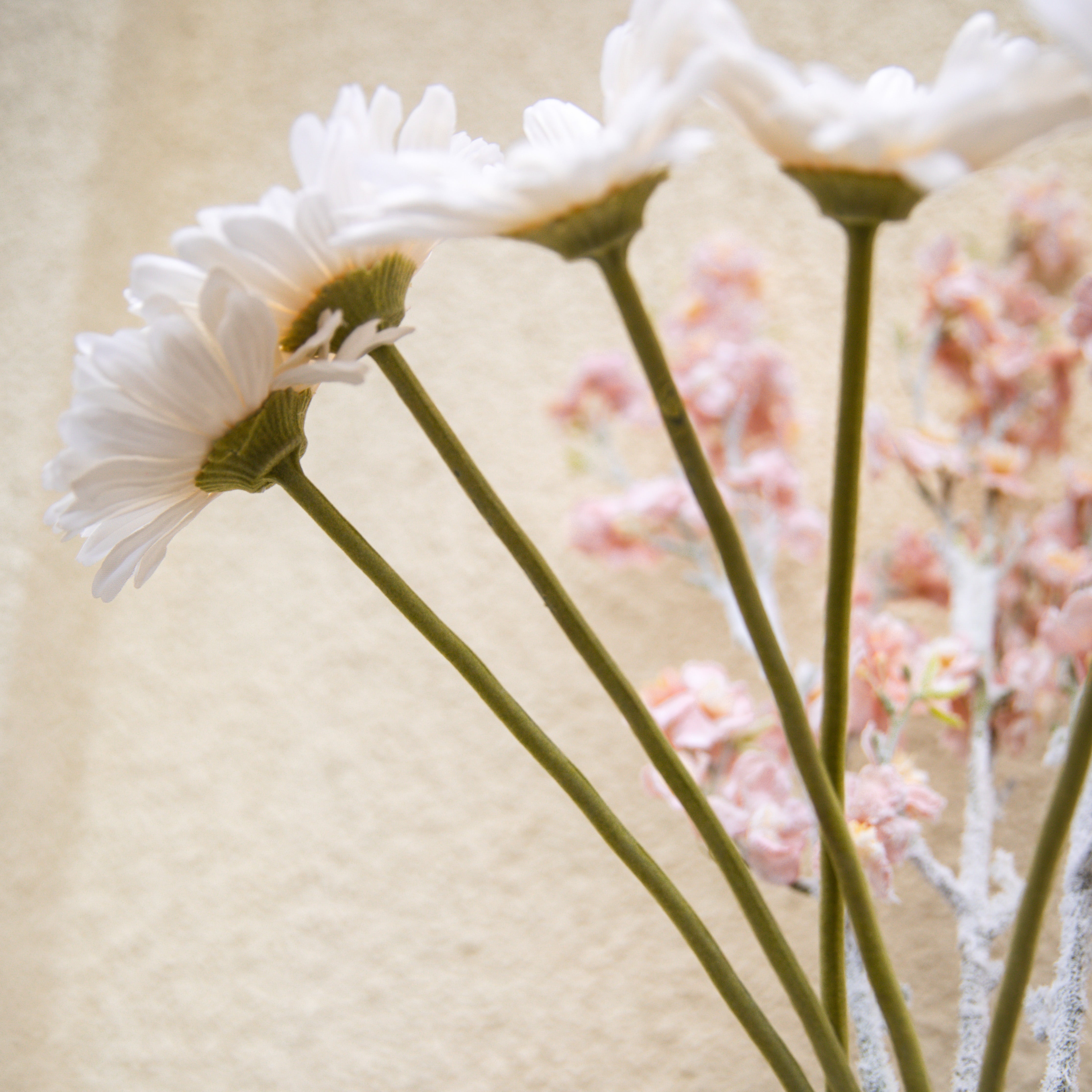 Artificial Flower Gerbera White