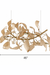 Arbor Chandelier dimensions: L 46 x H 25 in.