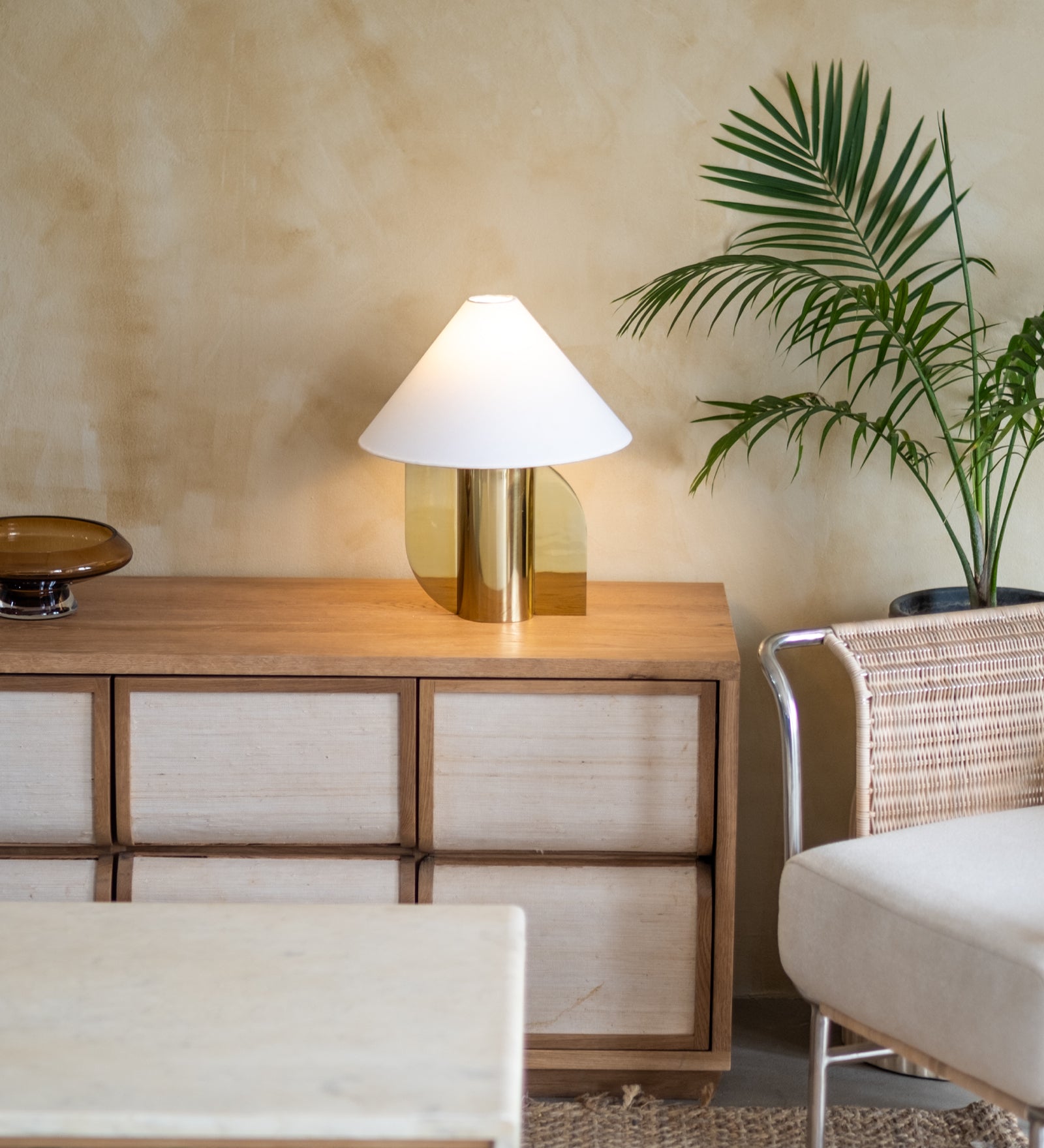 Helia Gold Table Lamp
