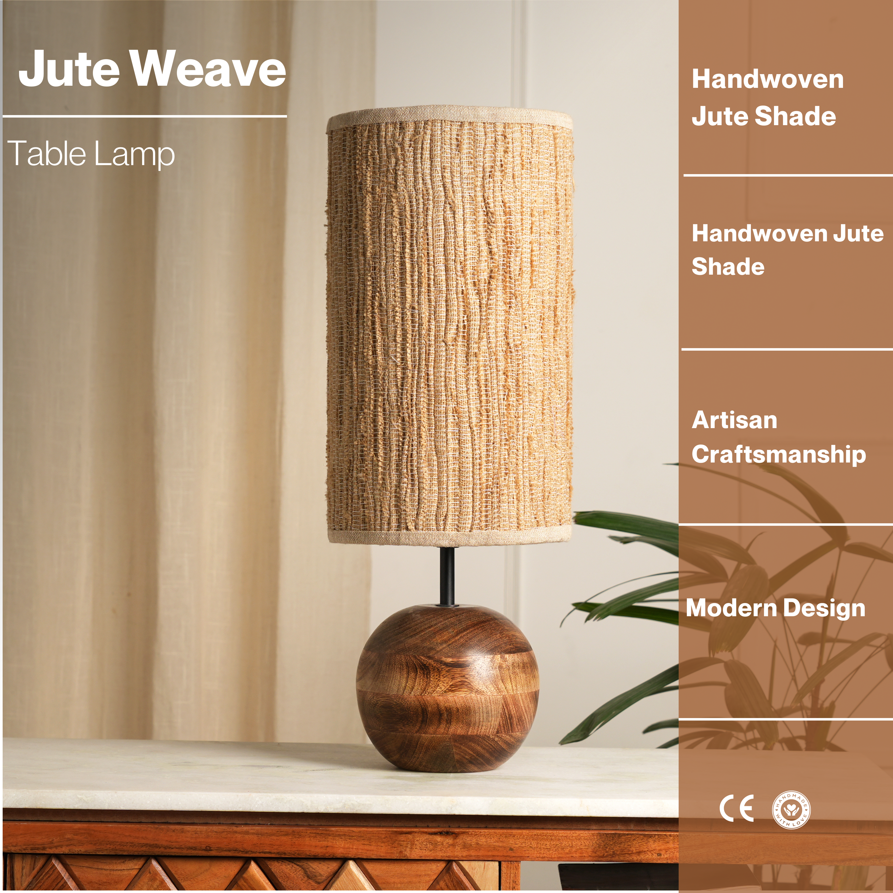 Jute Weave Lamp
