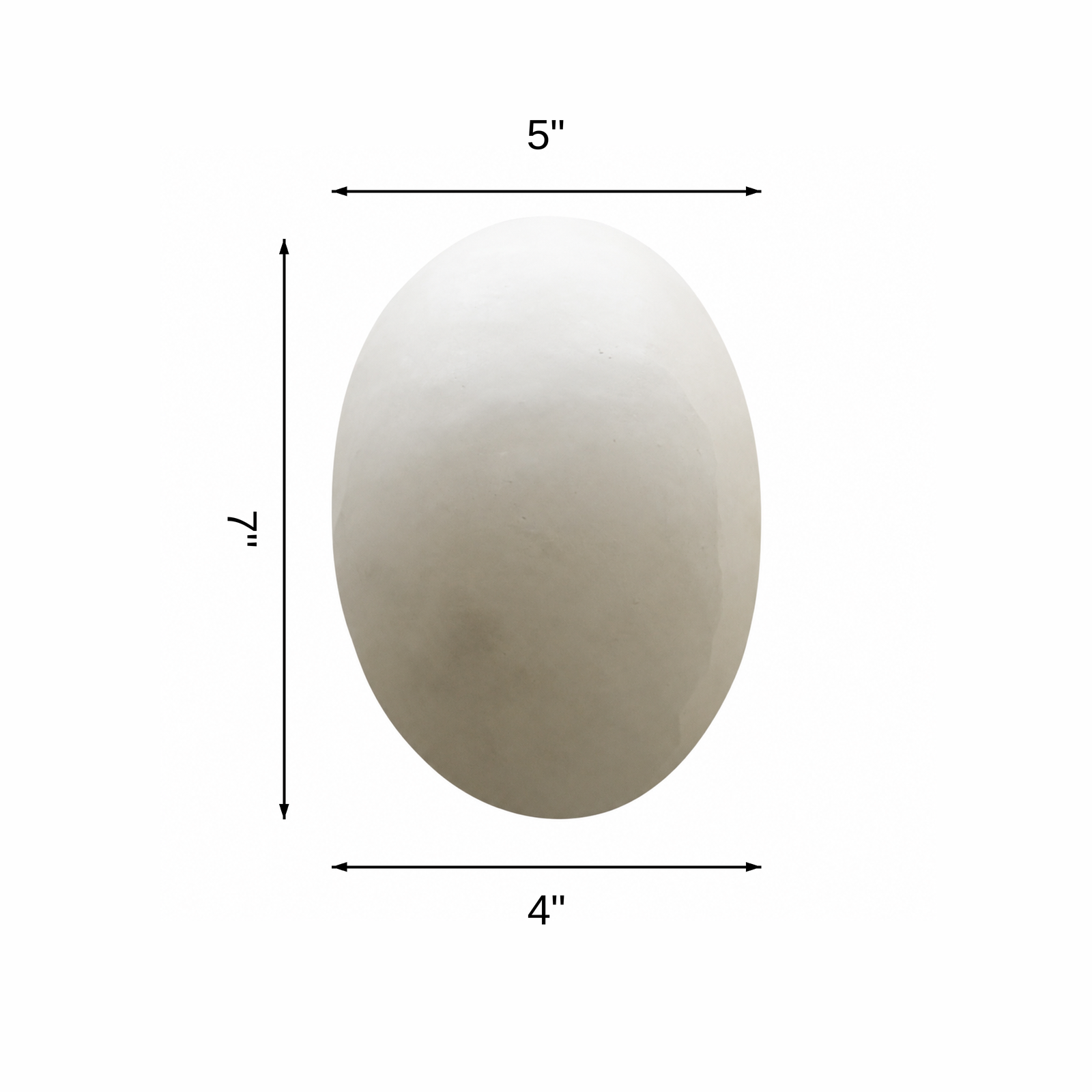 Selene Alabaster Wall Light (Large) dimensions: L 5 x B 4 x H 7 in.