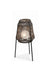 Mist Weave Floor Lamp – lit ambience shot