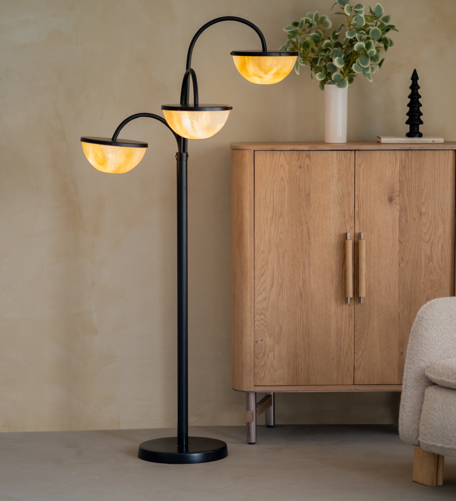 Crater Arc Floor Lamp