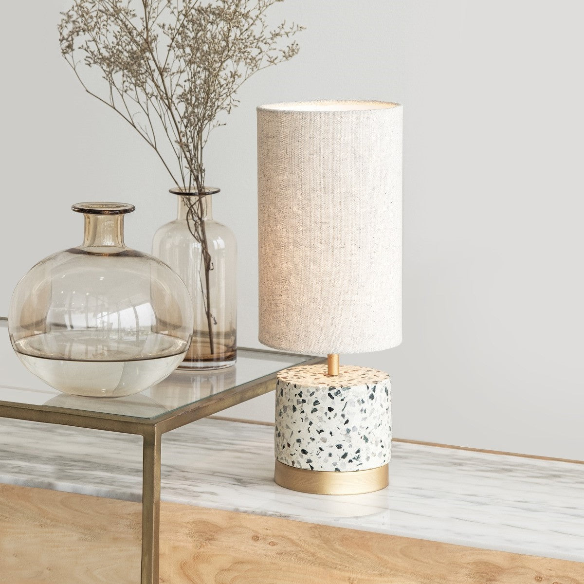 Speckle Round Table Lamp