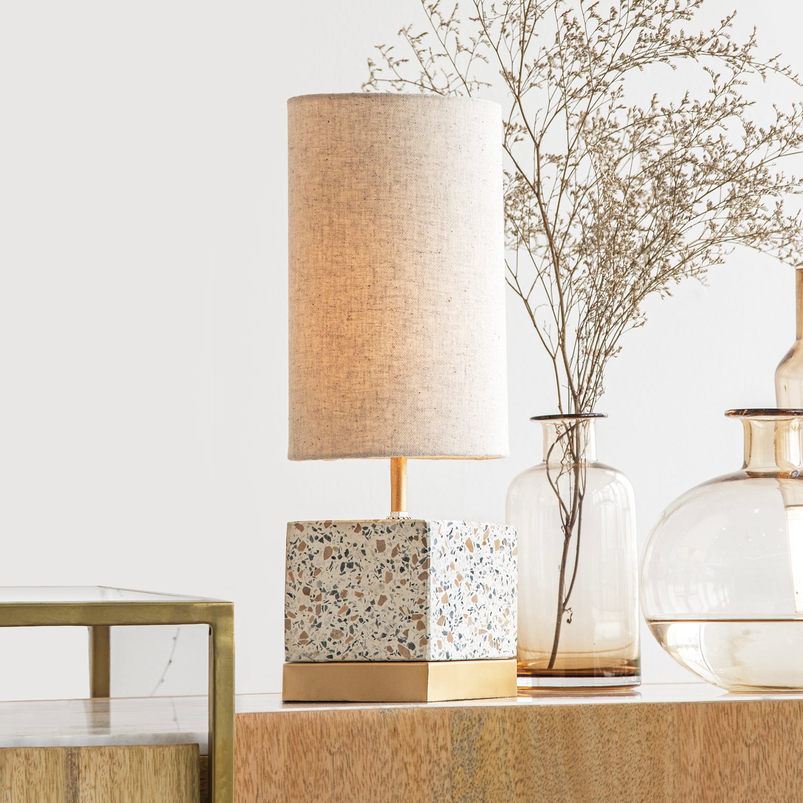 Speckle Square Table Lamp