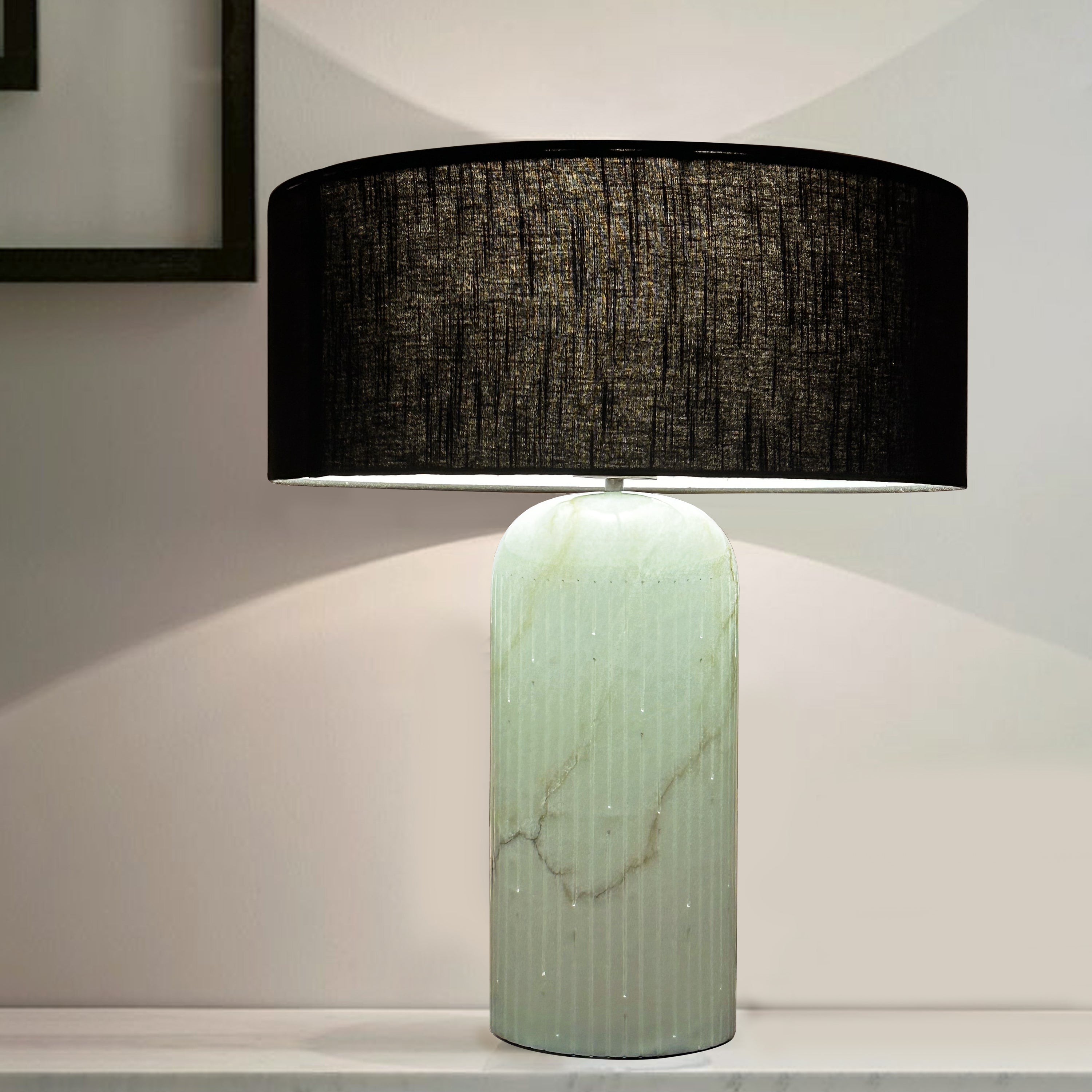 Line'On It - Cylindrical Table Lamp