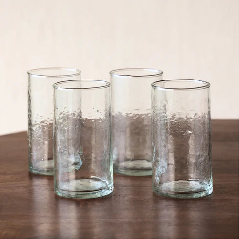 Hammered only Glasses (Set of 4)