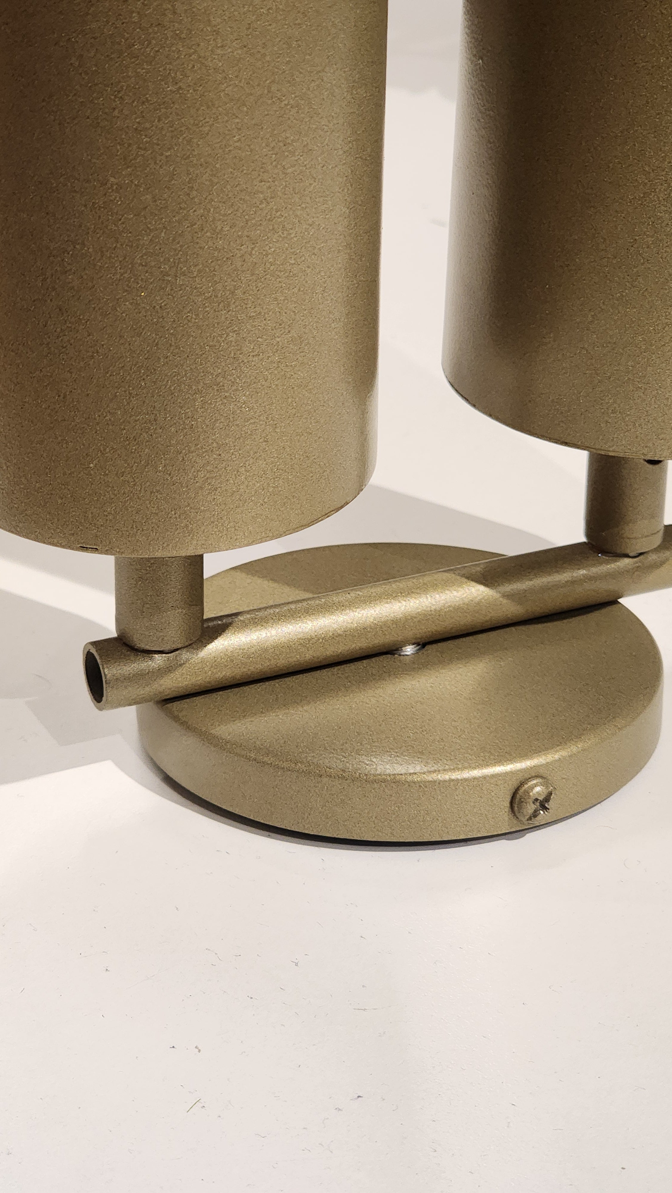 Beige Dual Spot Ceiling Light
