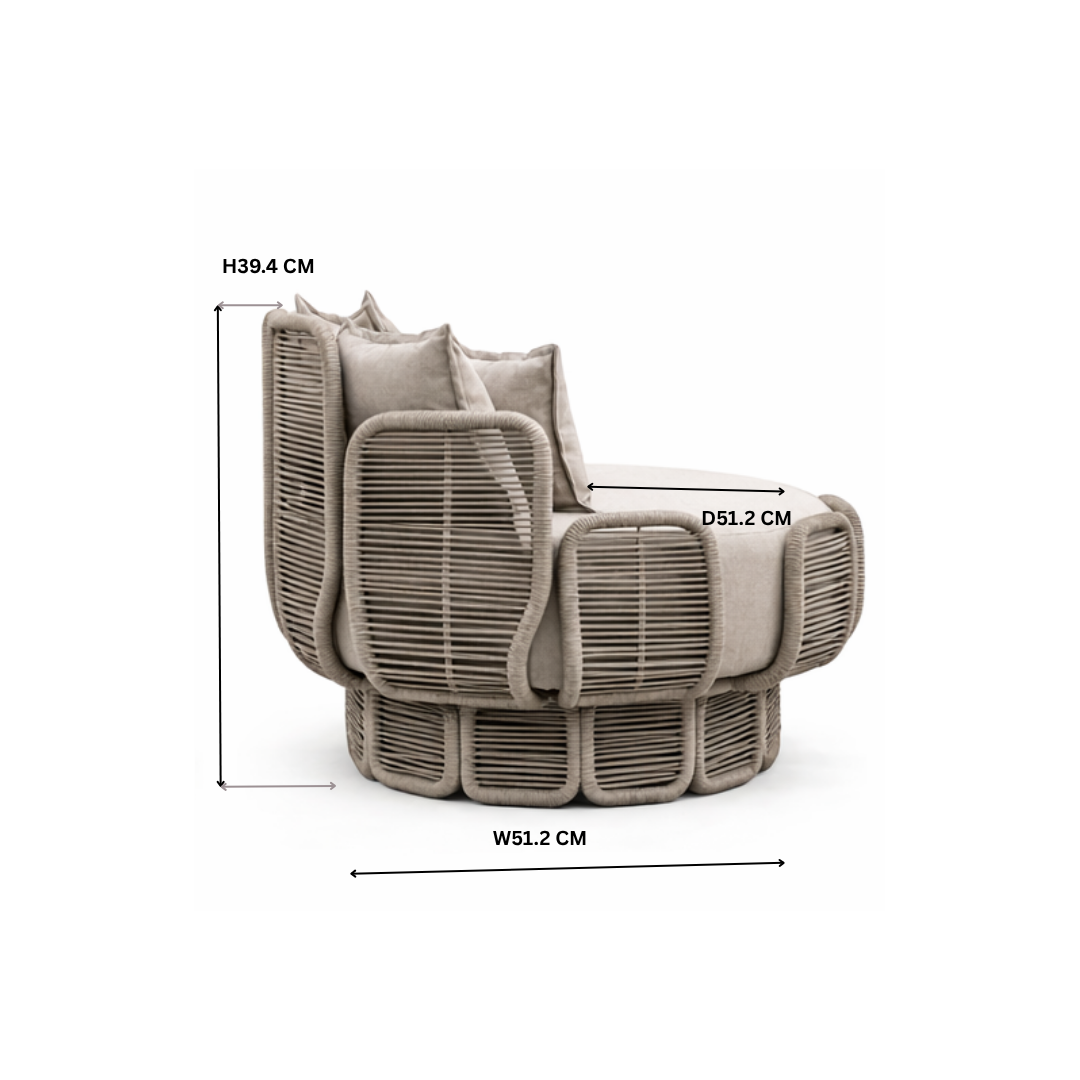 Solara Sunbed – styled in a living space
