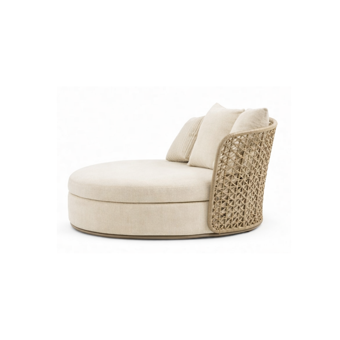 Elio Sunbed – styled in a living space