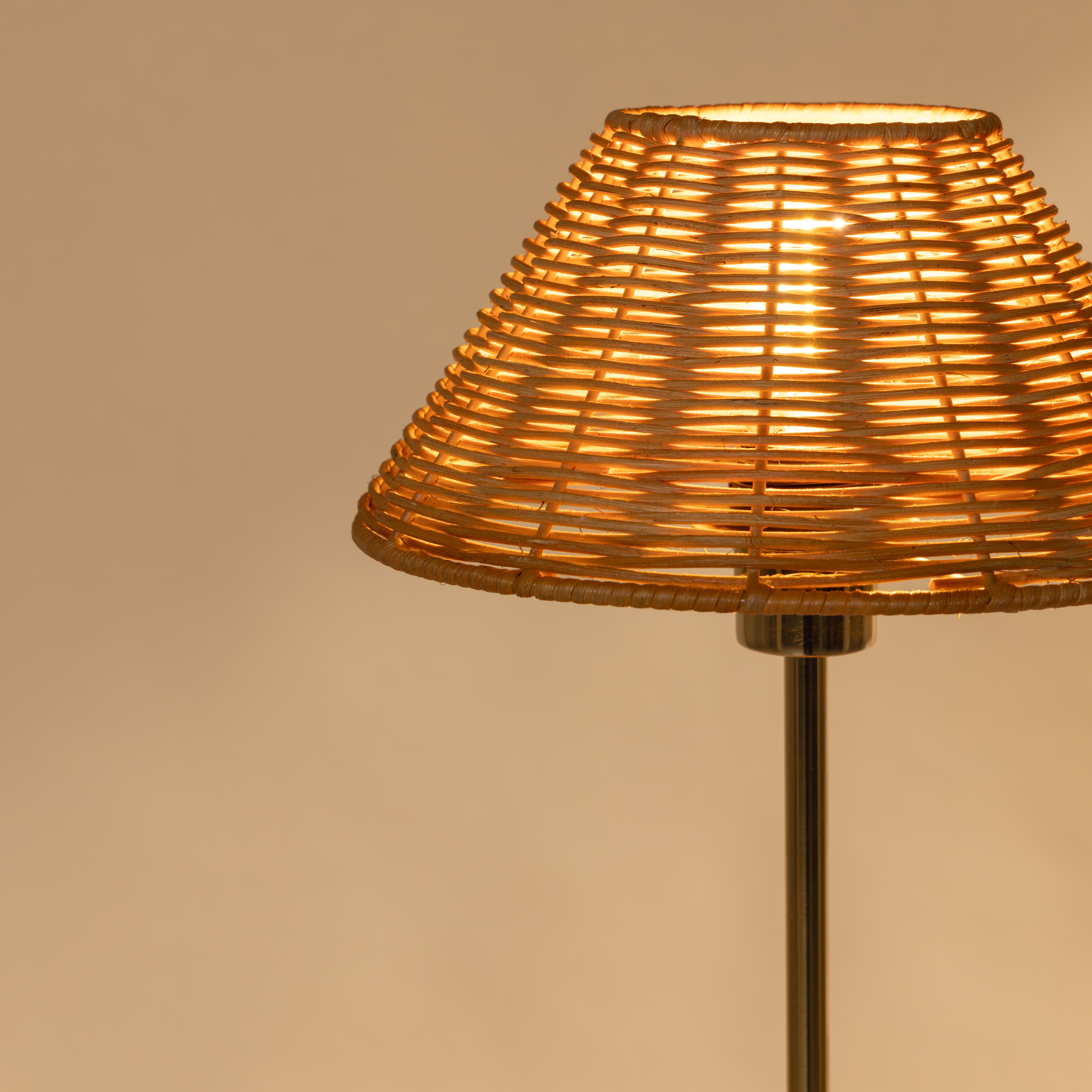 Natural Cane Lamp