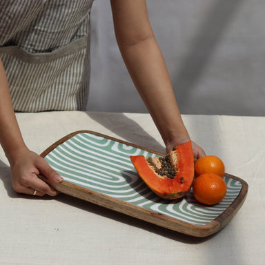 Jade Mango Wood Serving Tray