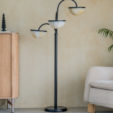 Crater Arc Floor Lamp