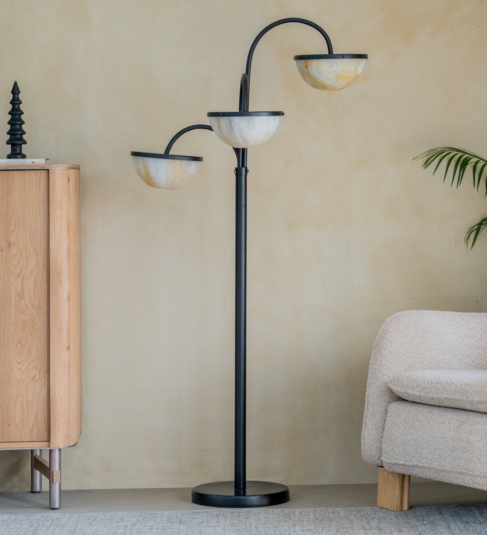 Crater Arc Floor Lamp