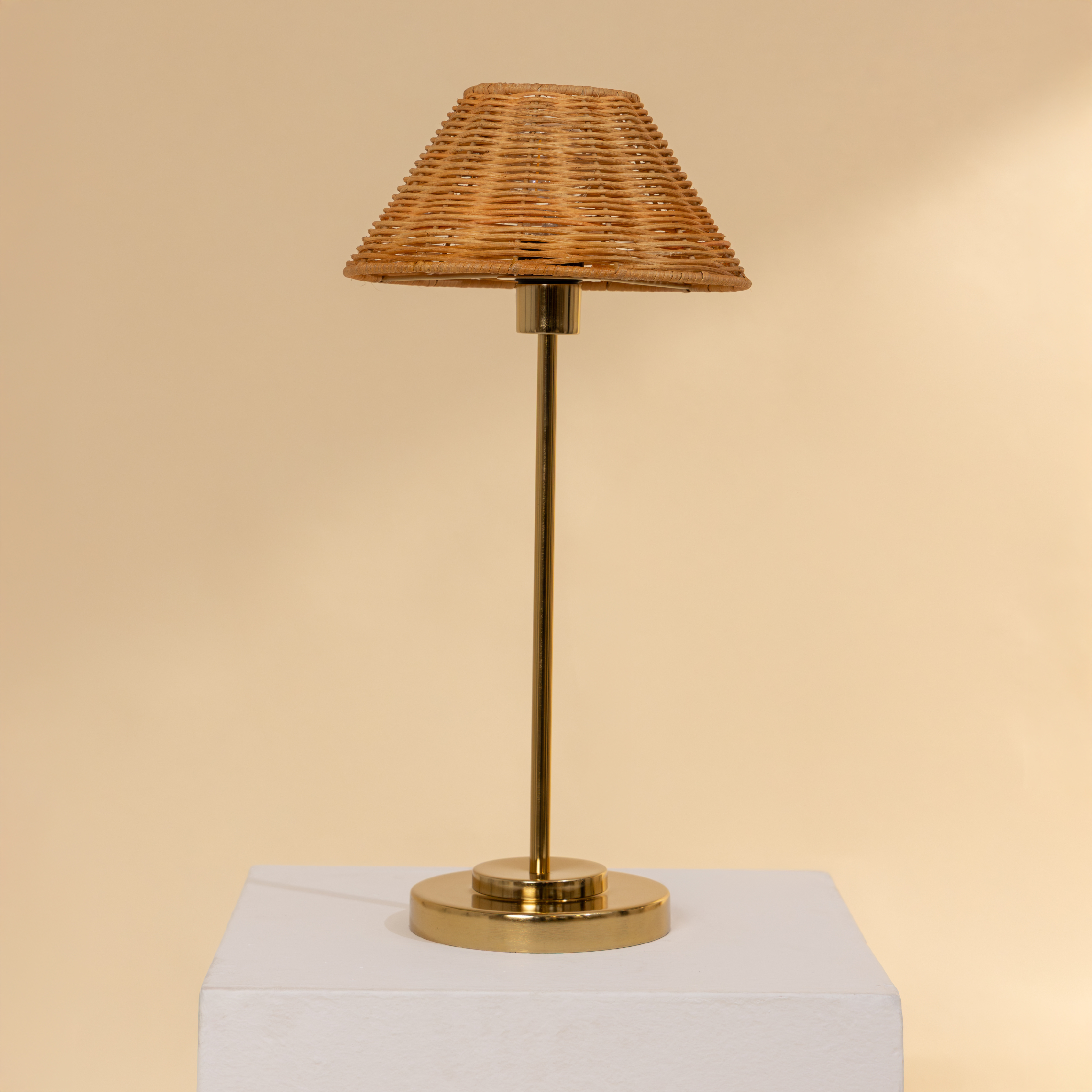 Natural Cane Lamp