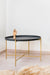 Black table for living room or sitting area.