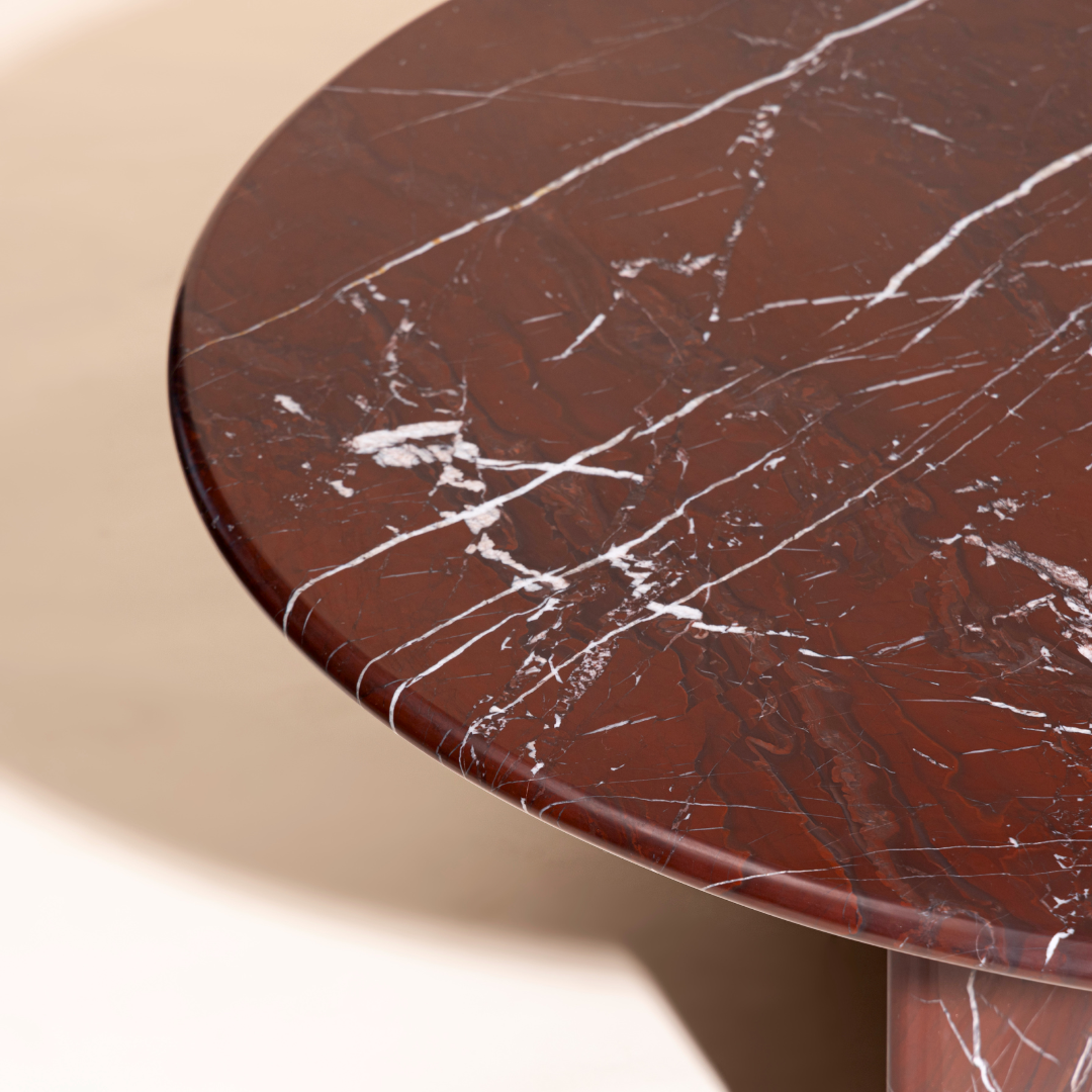 Norge Marble Coffee Table Rosso