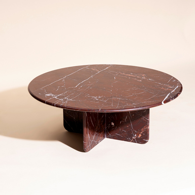 Norge Marble Coffee Table Rosso