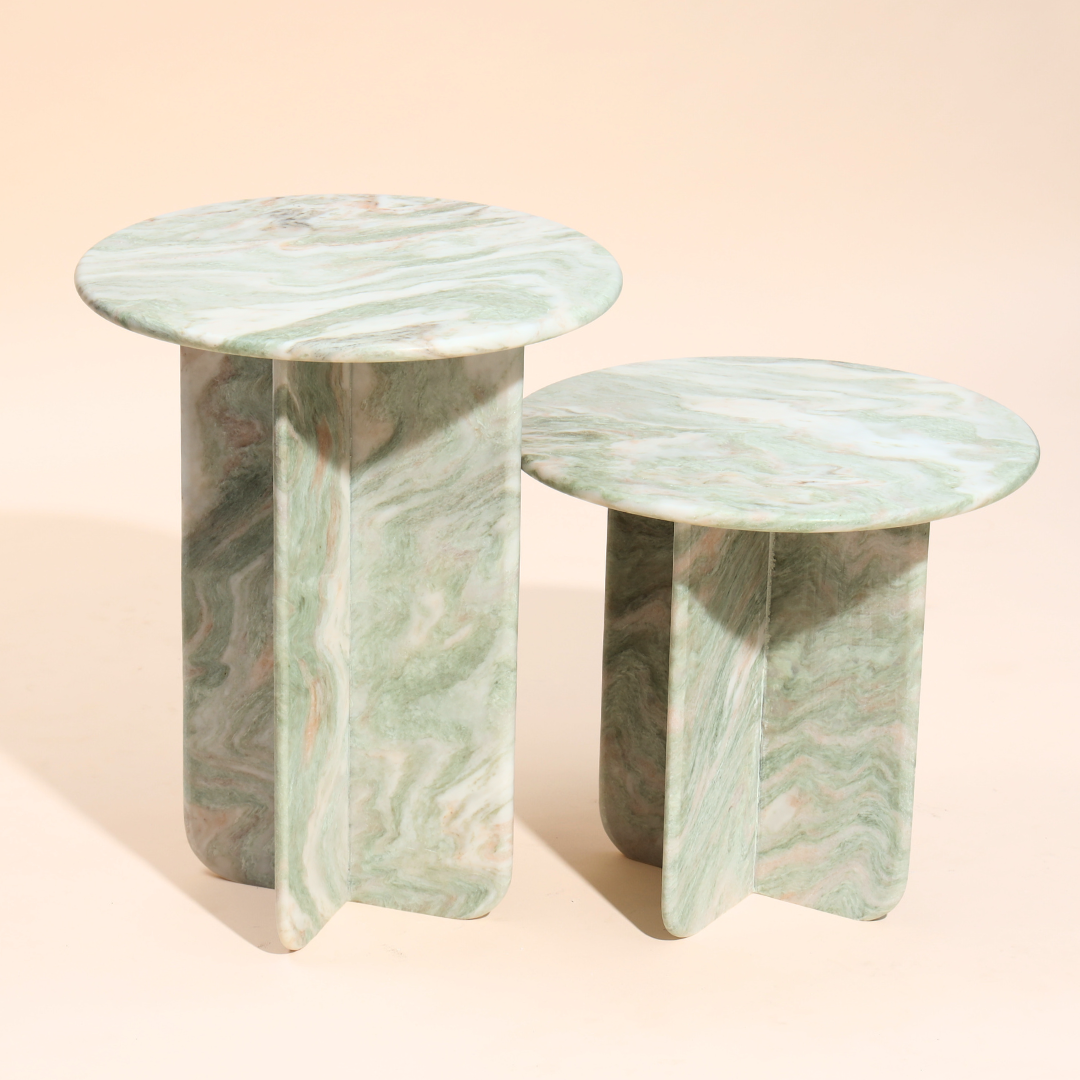 Norge Marble Side Table Pista