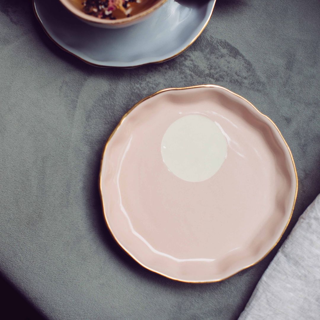 Blush Ceramic Dessert Plate 6" (Set of 2)