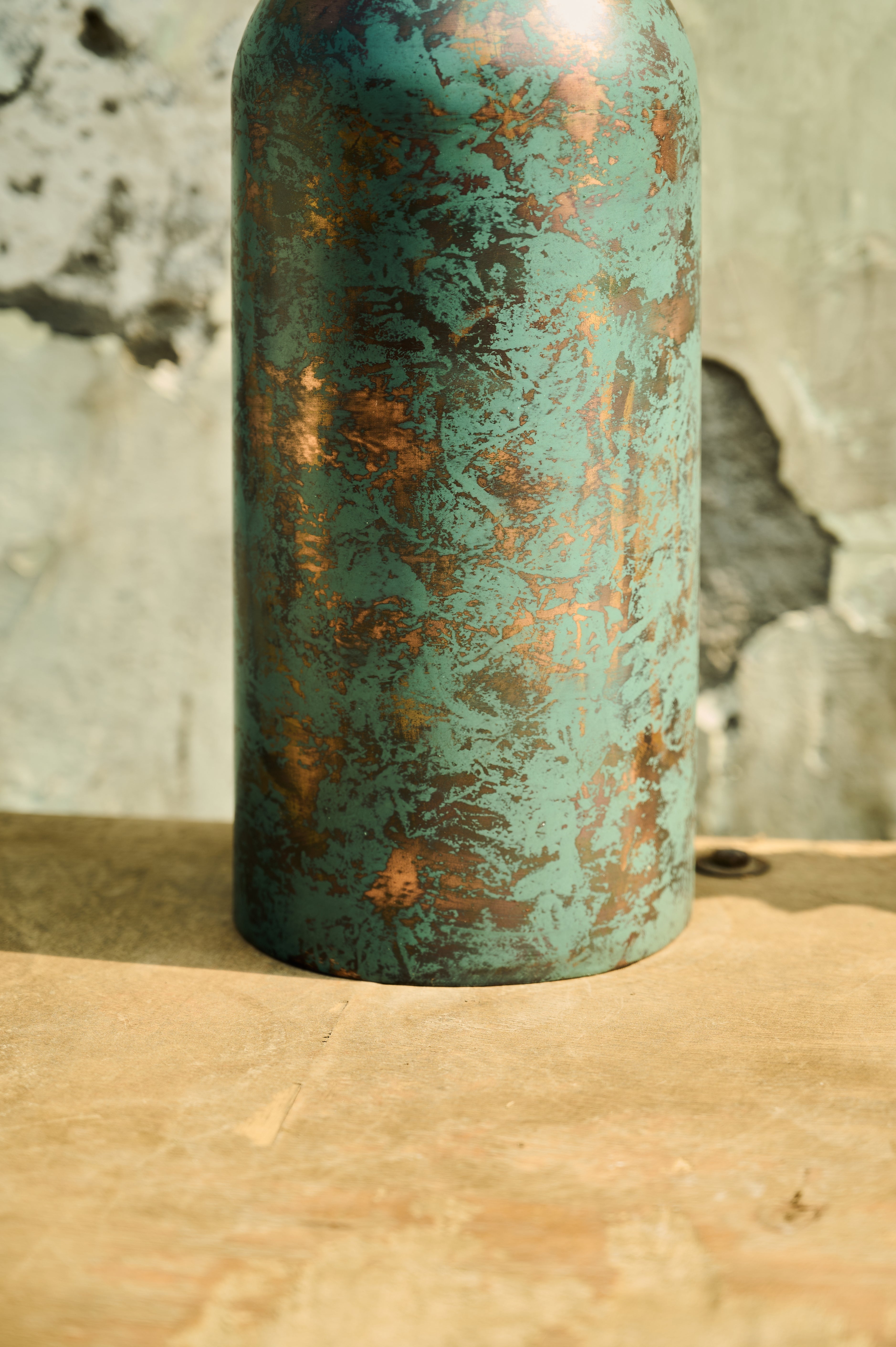 Moon Table Lamp cylindrical base surface detail