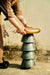 Bucket Drink Table being held by the top