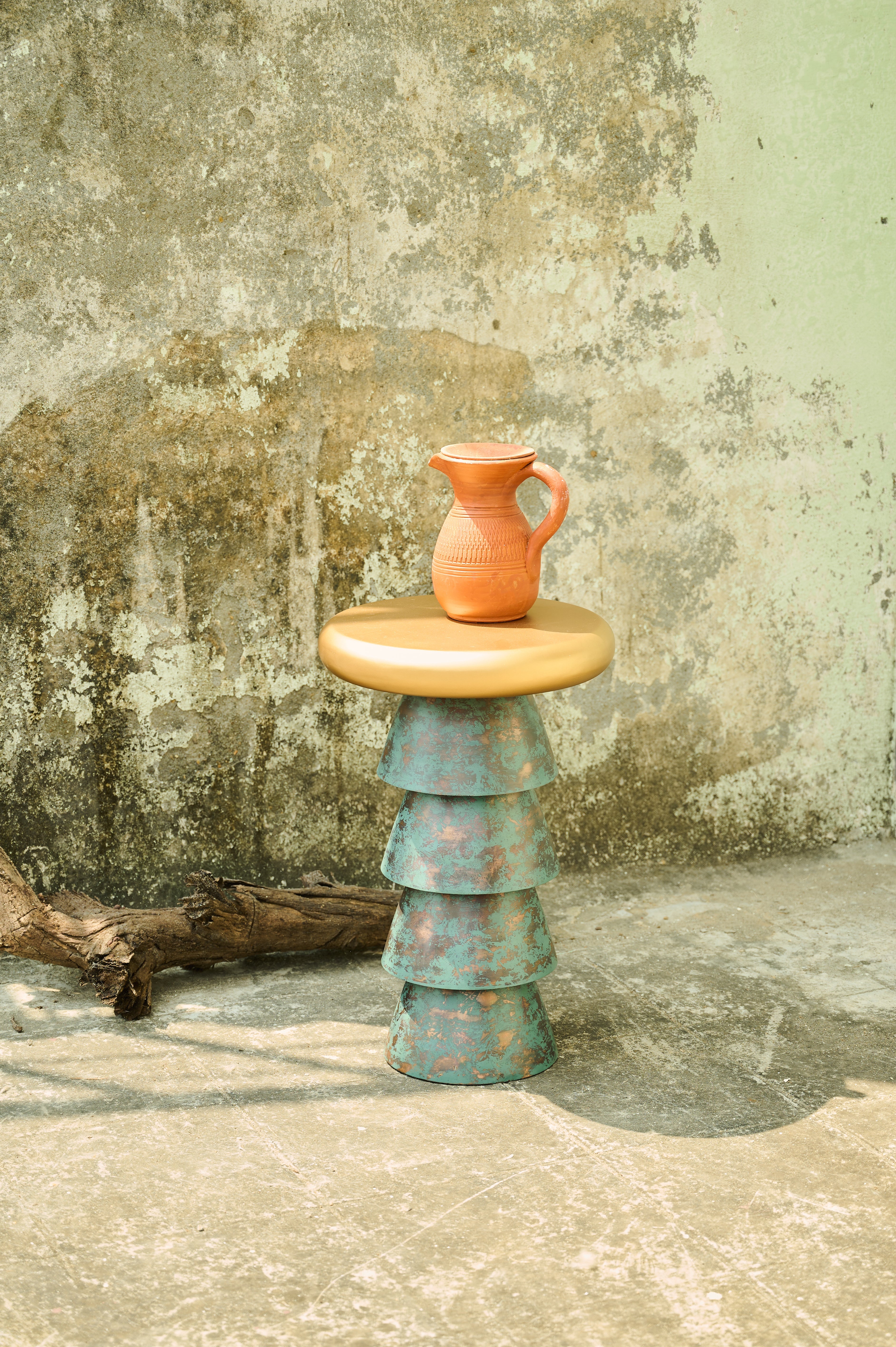 Bucket Drink Table full view with a jug