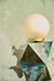 Facet Table Lamp globe shade close-up
