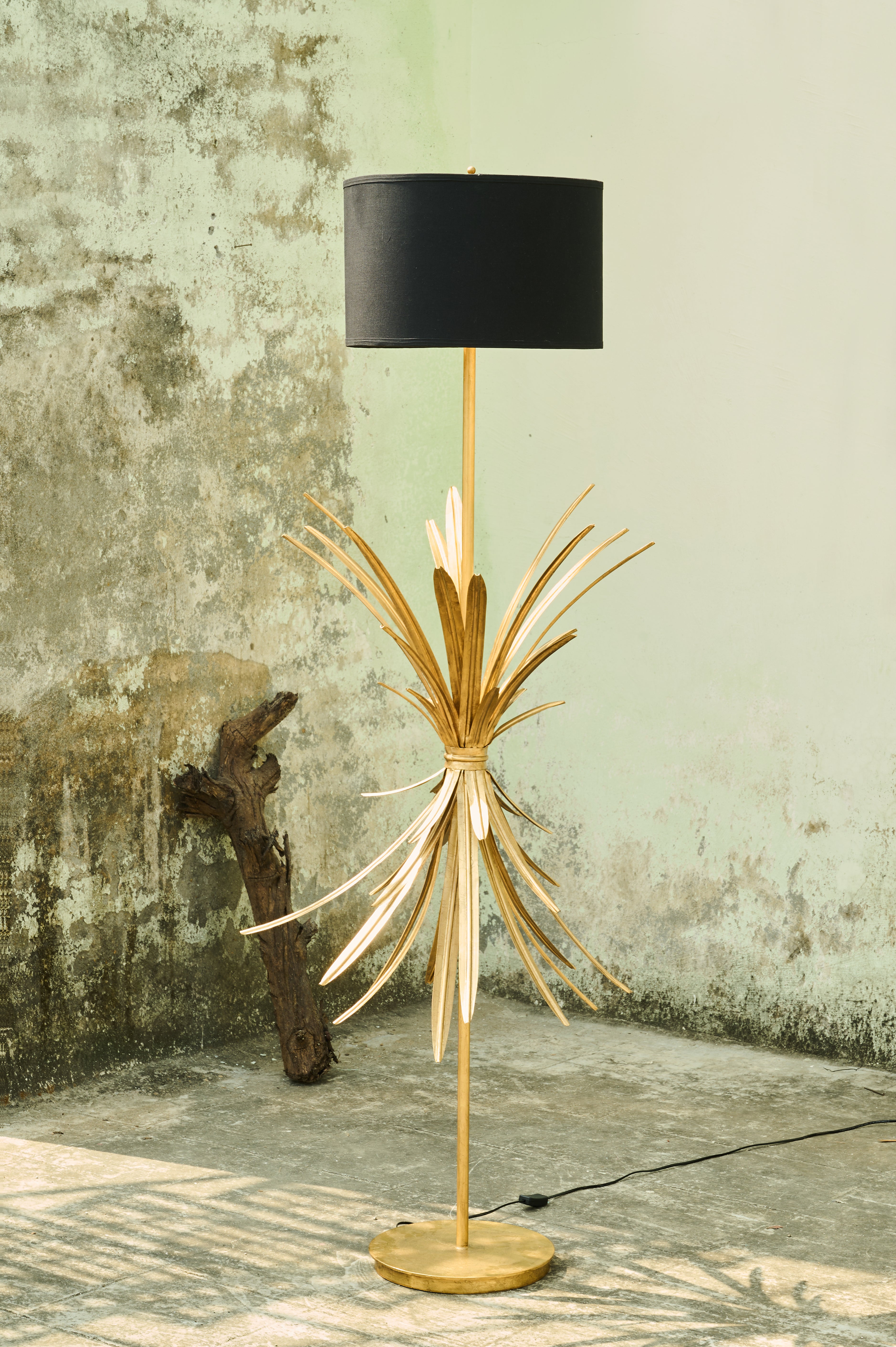 Palmette Floor Lamp angled full view
