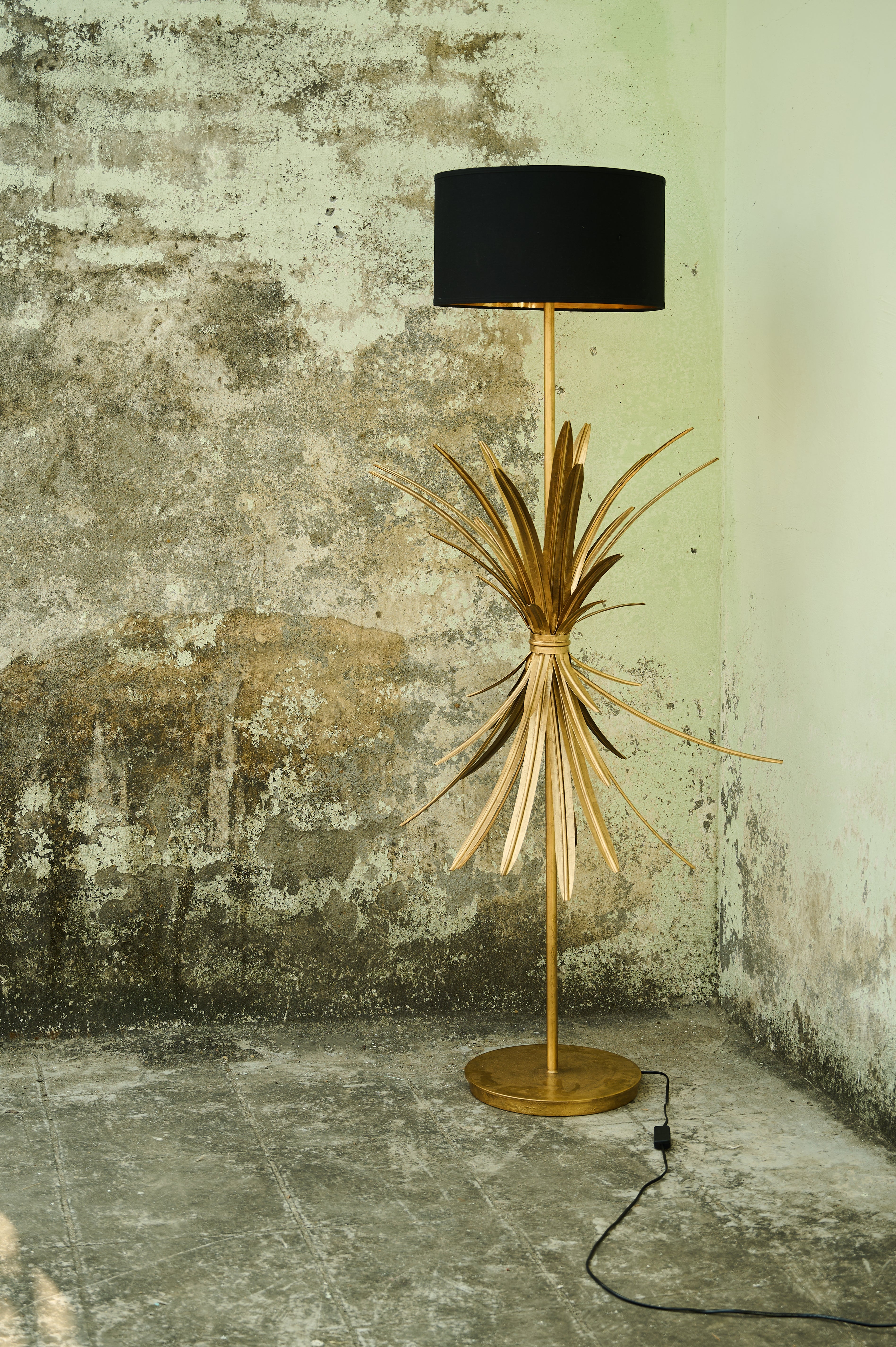 Palmette Floor Lamp wide full view
