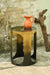 Oval Side Table wide angled view with a jug