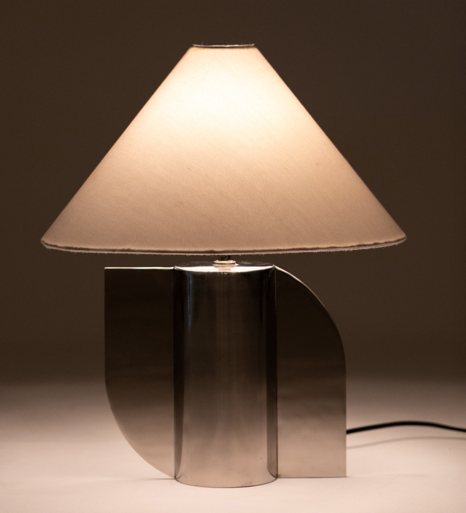 Helia Silver Table Lamp