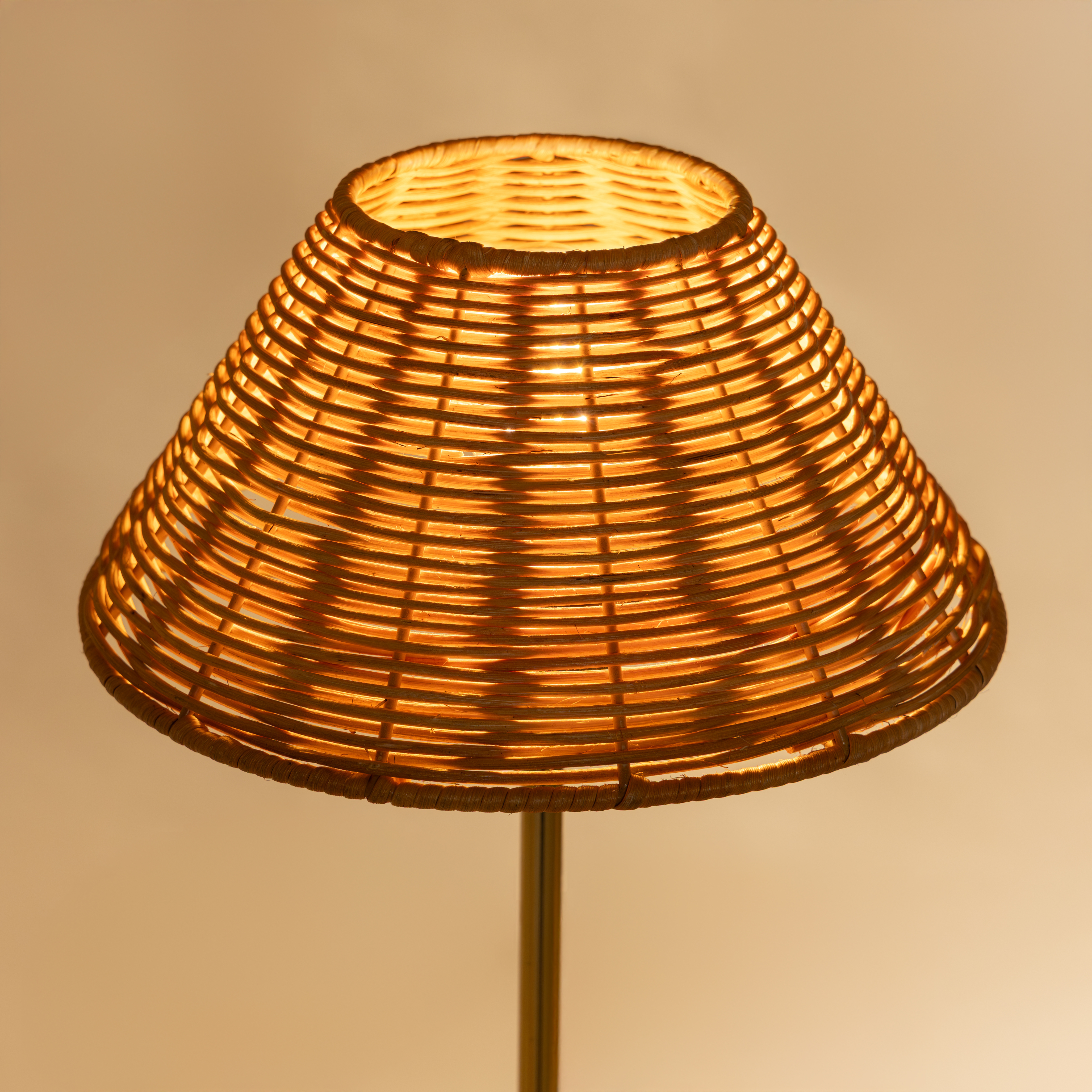 Natural Cane Lamp