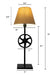 buy unique table lamps blending industrial and boho styles, ideal for eclectic home interiors