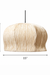 Papyrus Bellflower Pendant Lamp dimensions: dia 15 x H 9 in.