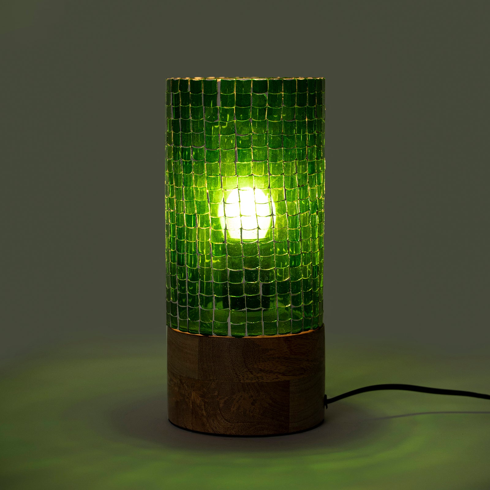 Freedom Tall Green Table Lamp