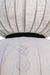 Bright white lampshade with soft cotton linen texture, illuminating spaces with style.