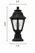 Estate Vintage Gate Lamp dimensions: L 5.5 x B 7.5 x H 14.5 in.
