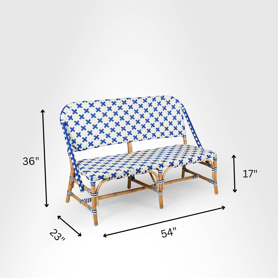 X Popsicle Cane Bench