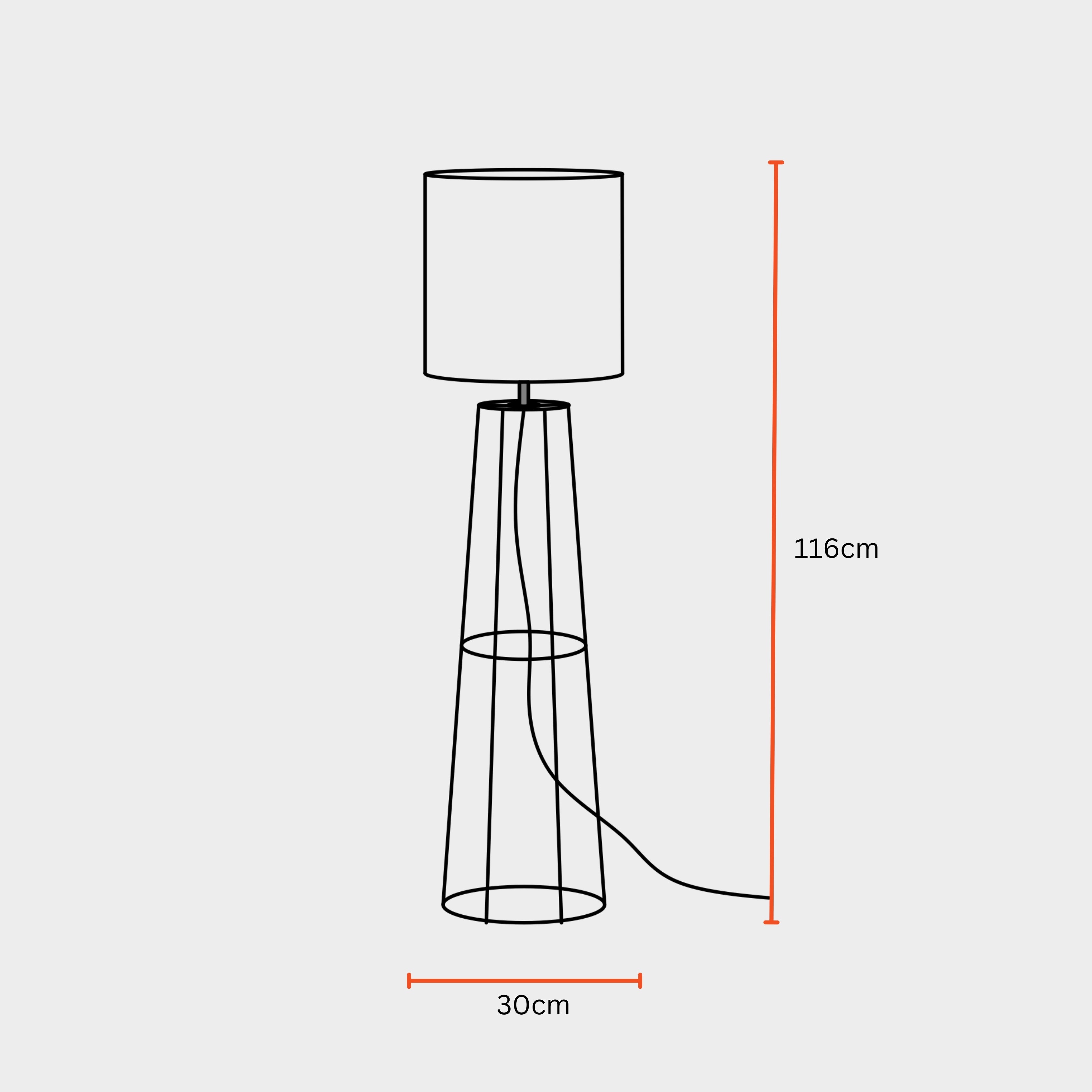 IKKAT Floor Lamp