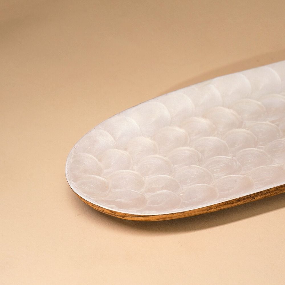 Pearl Enamel Serving Platter