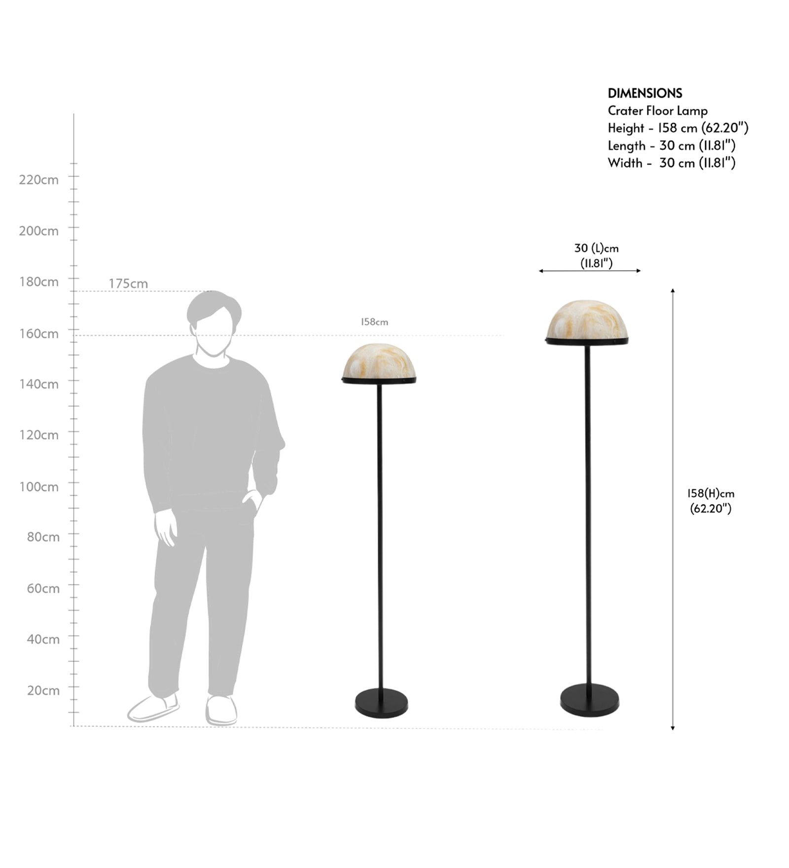Crater Floor Lamp