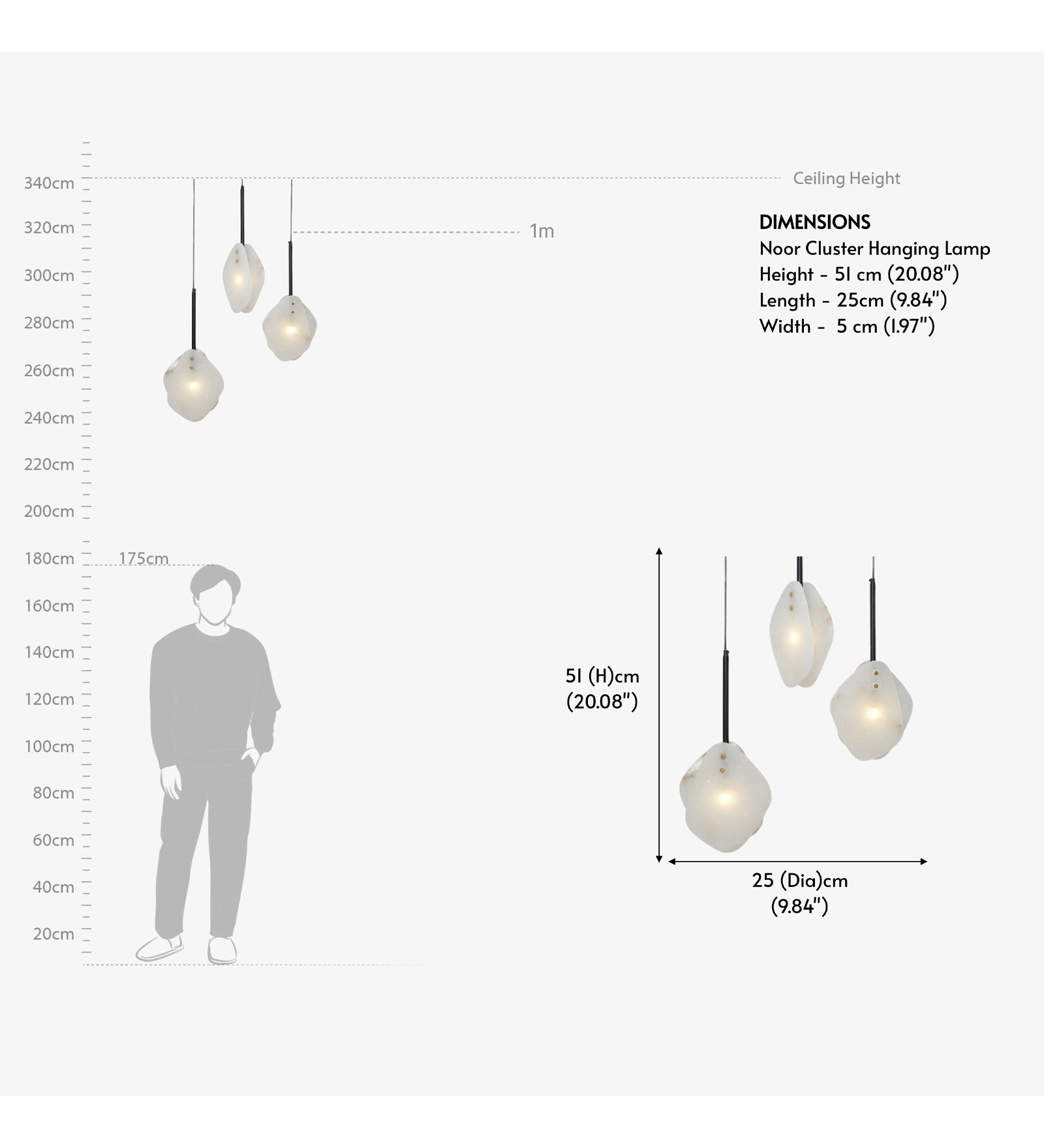 Nara Cluster Hanging Lamp