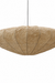 Papyrus Aura Pendant Lamp with a broad oval shade and crinkled paper-like surface.