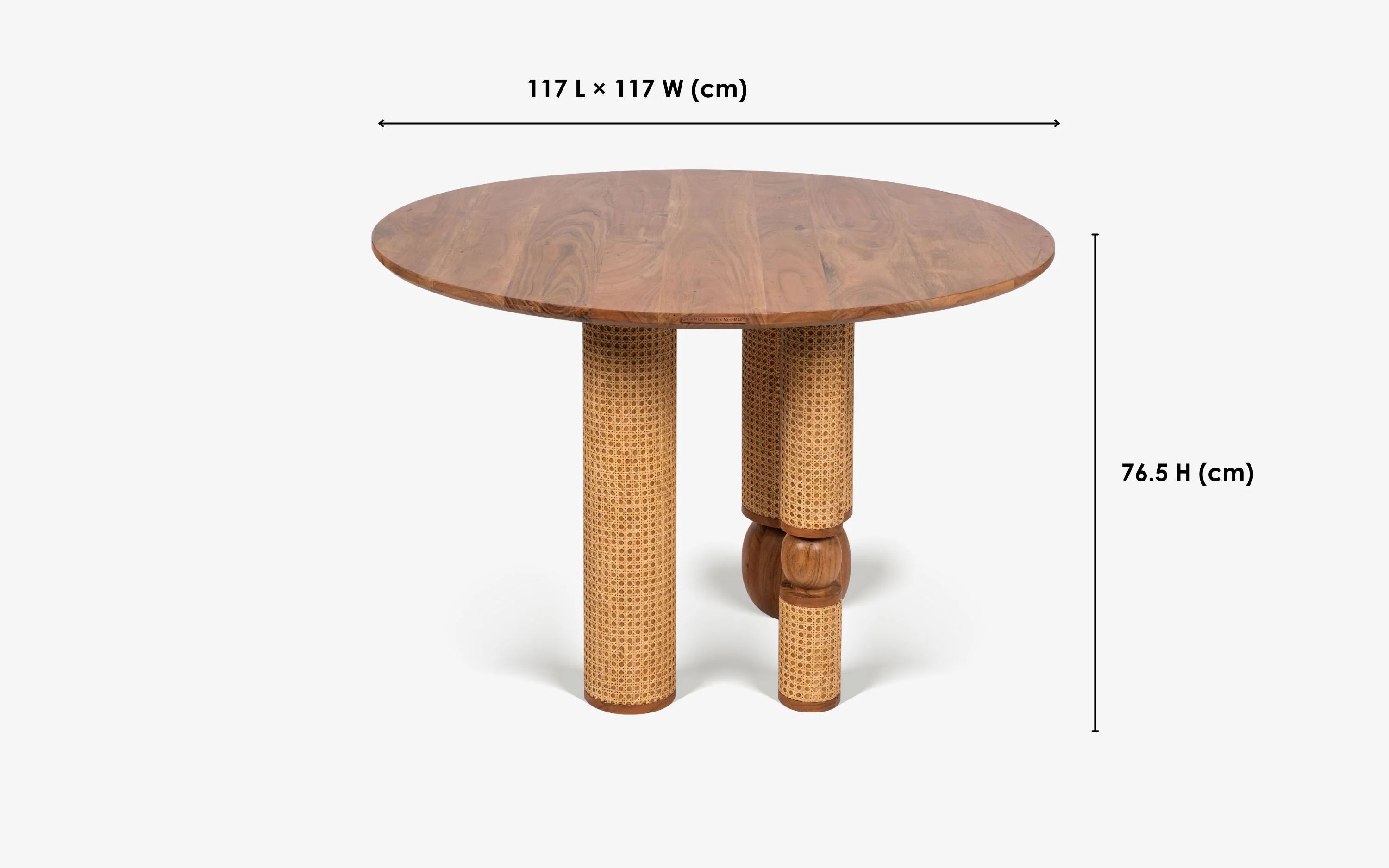 Andaman Baratang 4 Seater Round Dining Table