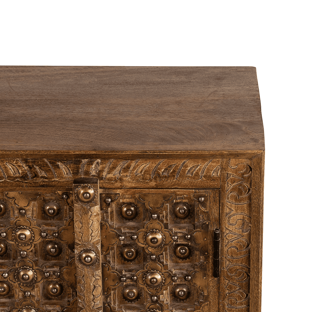 Arya Wooden Carved Cabinet