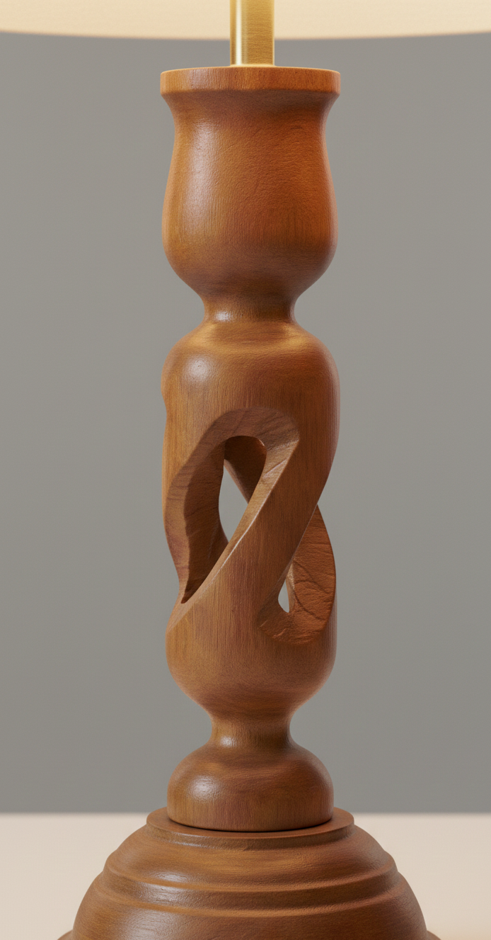 The Hearth Wood Lamp